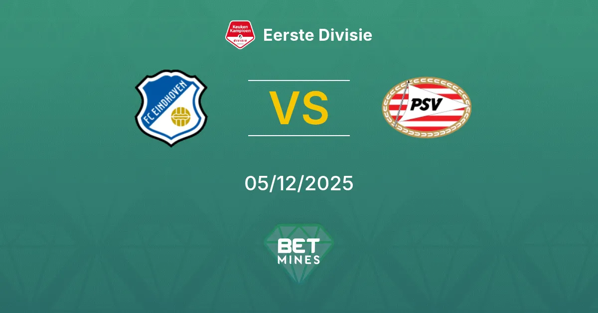 FC Eindhoven vs Jong PSV Prediction: Match Preview and Analysis | Eerste Divisie 05-12-2025