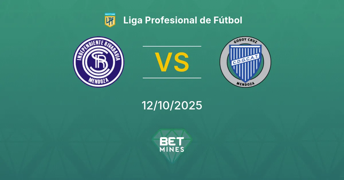 Independiente Rivadavia vs Godoy Cruz Pronostico: Anteprima e Analisi della Partita | Liga Profesional de Fútbol 12-10-2025
