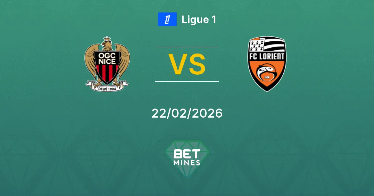 Nice vs Lorient Pronostic : Aperçu du Match et Analyse | Ligue 1 22-02-2026