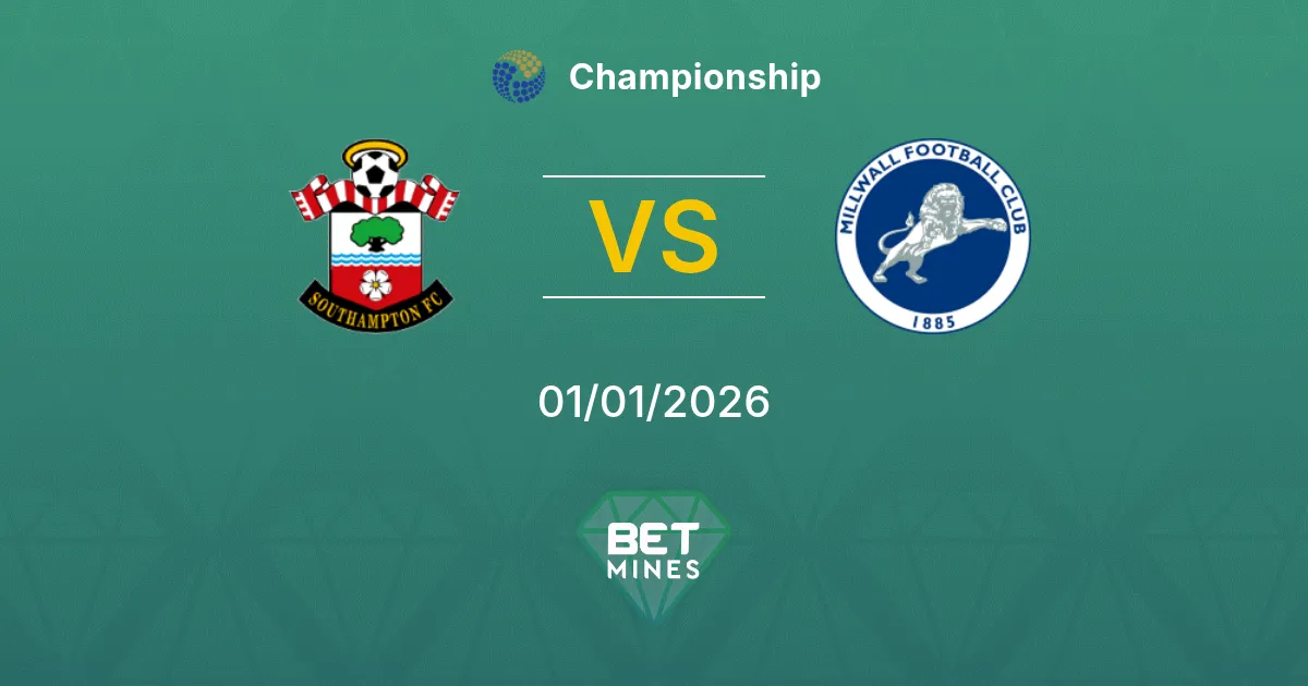 Southampton vs Millwall Pronostico: Anteprima e Analisi Partita | Championship 01-01-2026