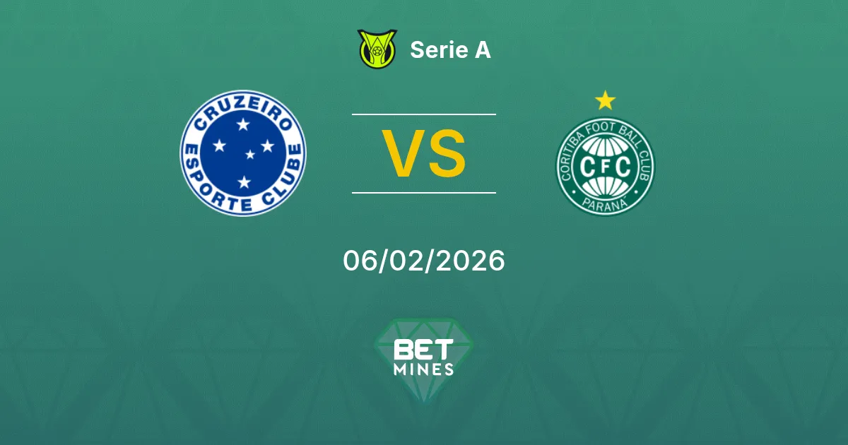 Cruzeiro vs Coritiba Prediction: Match Preview and Analysis | Serie A 06-02-2026