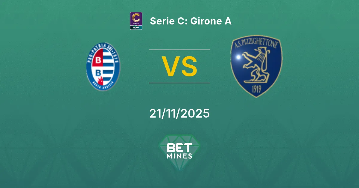Pro Patria vs Pergolettese Pronóstico: Previa y Análisis del Partido | Serie C: Grupo A 21-11-2025