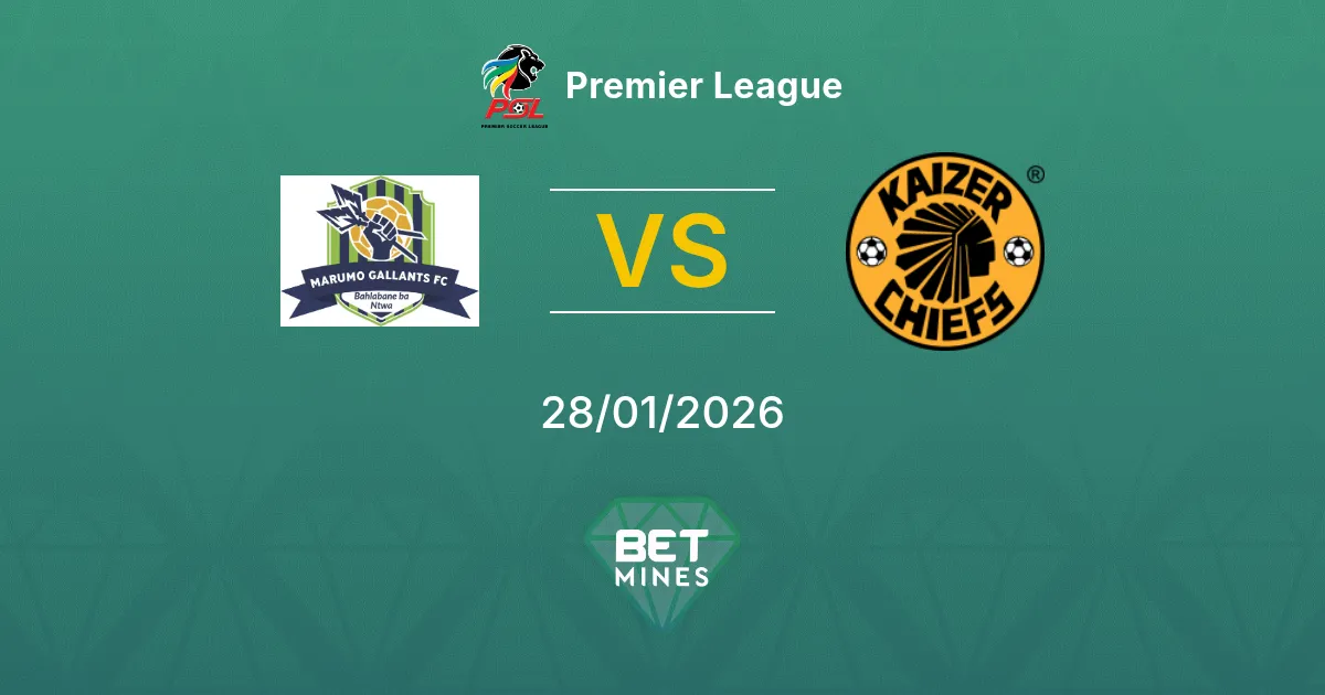 Marumo Gallants FC vs Kaizer Chiefs Prediction: Match Preview and Analysis | Premier League 28-01-2026