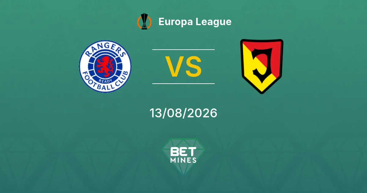 Pronóstico Rangers vs Jagiellonia Białystok: Previa y Análisis del Partido | Europa League 13-08-2026