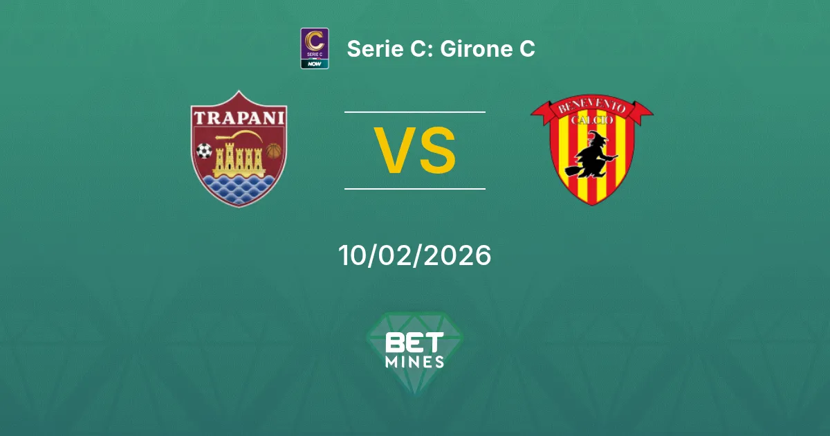 Trapani 1905 vs Benevento Prediction: Match Preview and Analysis | Serie C: Girone C 10-02-2026