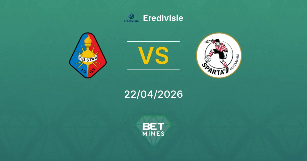 Telstar vs Sparta Rotterdam Pronostico: Anteprima e Analisi del Match | Eredivisie 22-04-2026