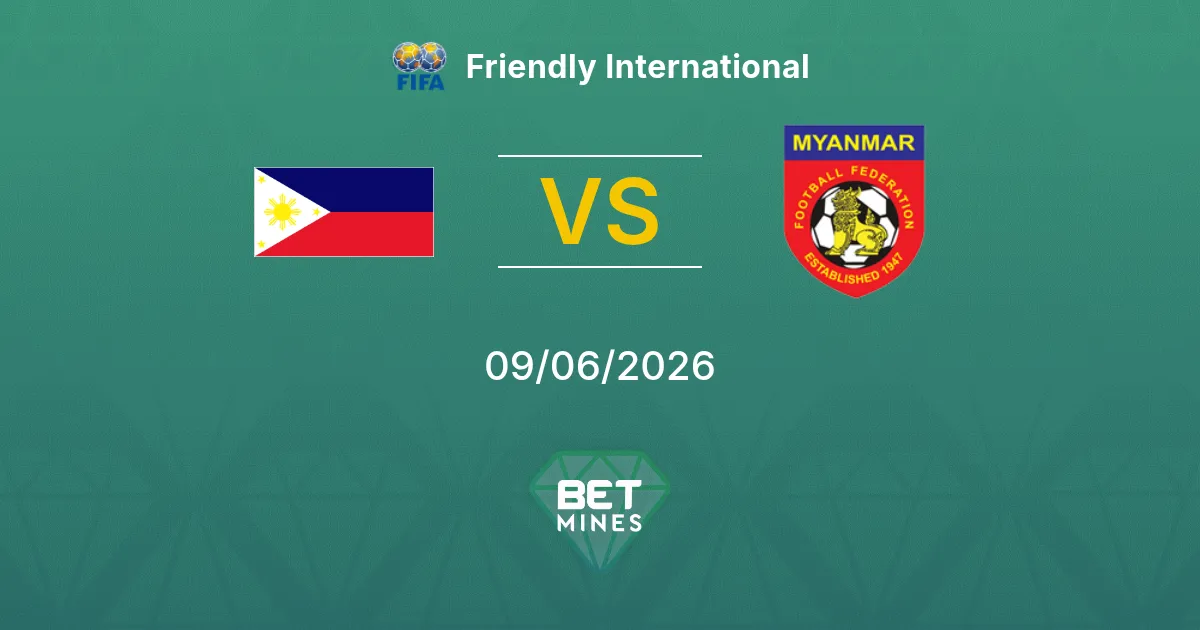 Philippines vs Myanmar Prediction: Match Preview and Analysis | Friendly International 09-06-2026