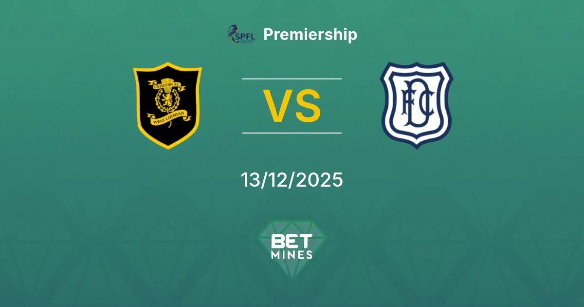 Livingston vs Dundee Pronostico: Anteprima e Analisi | Premiership 13-12-2025