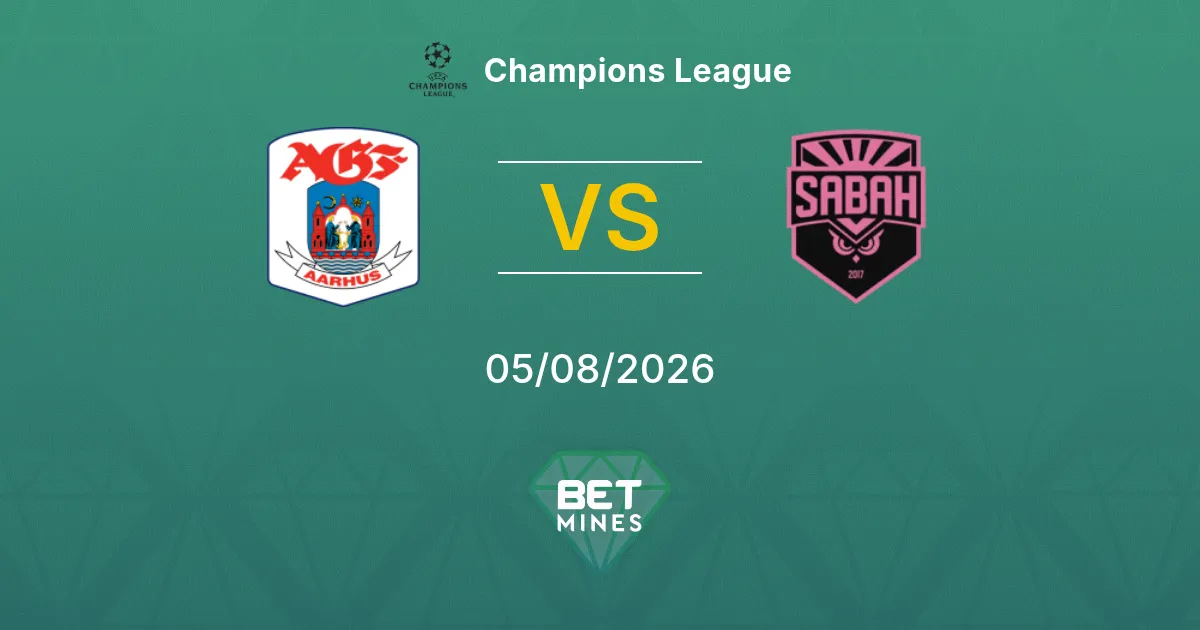 AGF vs Sabah Prediction: Match Preview and Analysis | Champions League 05-08-2026