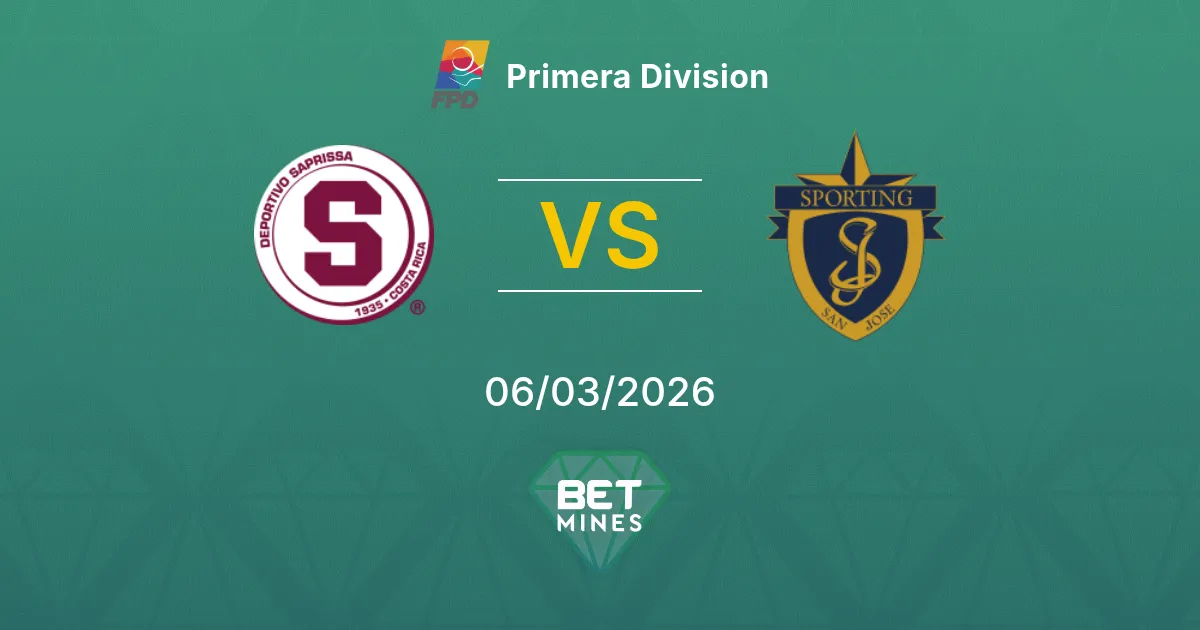 Deportivo Saprissa vs Sporting San José Prediction: Match Preview and Analysis | Primera Division 06-03-2026