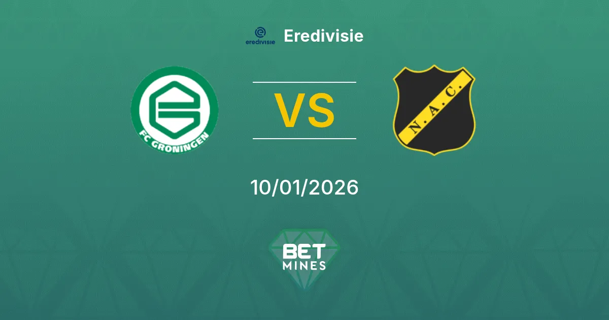 FC Groningen vs NAC Breda Pronostico: Anteprima e Analisi della Partita | Eredivisie 10-01-2026