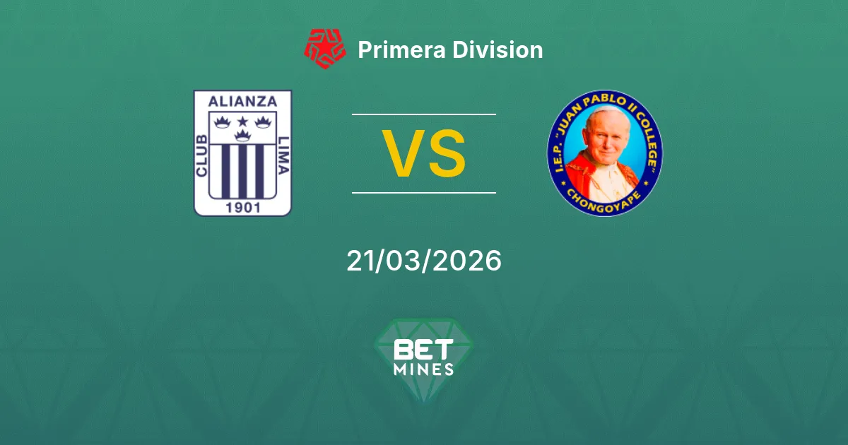 Alianza Lima vs ADC Juan Pablo II Pronostico: Anteprima e Analisi della Partita | Primera Division 21-03-2026