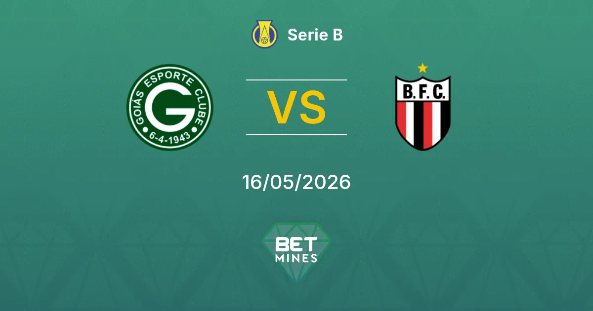Goiás vs Botafogo SP Pronostico: Anteprima e Analisi | Serie B 16-05-2026