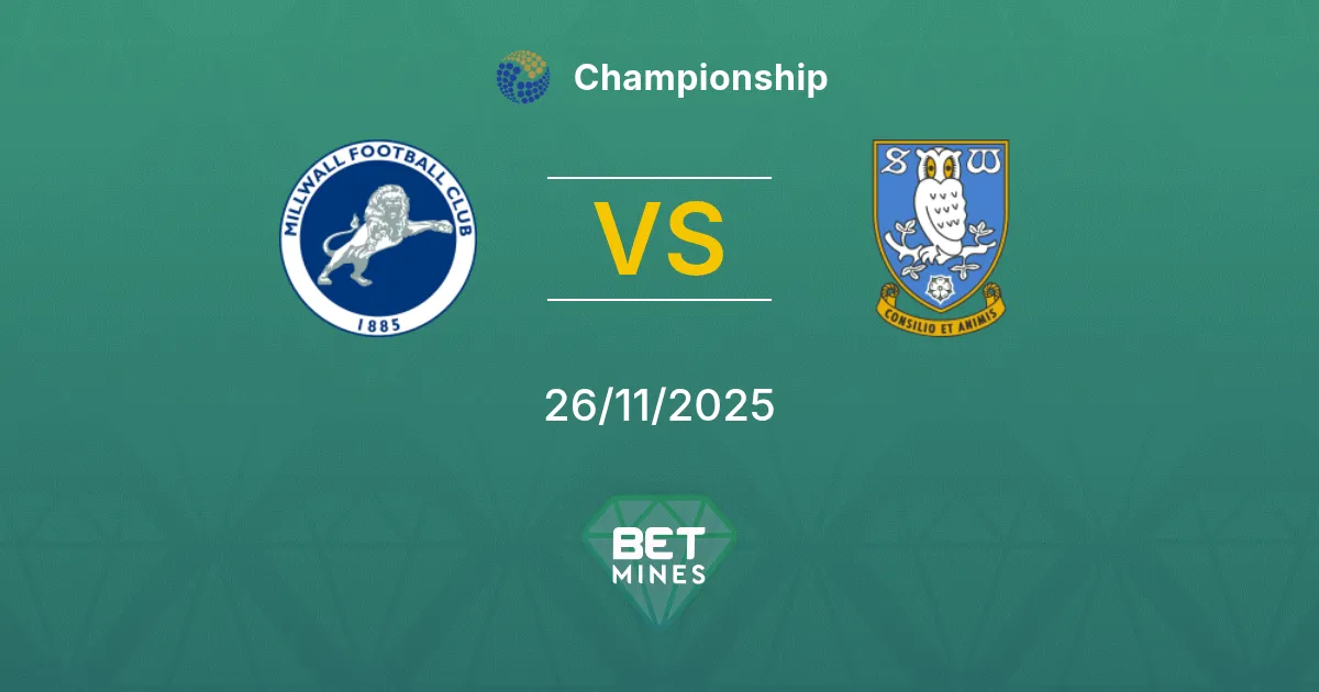 Millwall vs Sheffield Wednesday Prediction: Match Preview and Analysis | Championship 26-11-2025