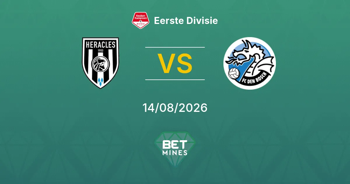 Pronostico Heracles Almelo vs FC Den Bosch: Anteprima e Analisi della Partita | Eerste Divisie 14-08-2026