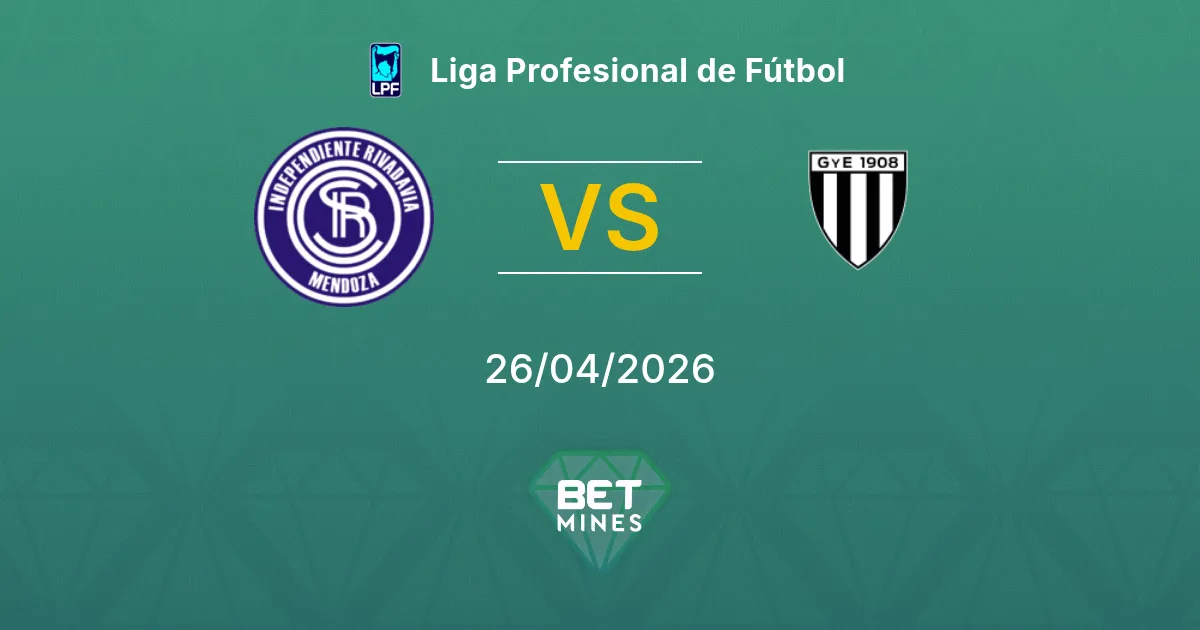 Independiente Rivadavia vs Gimnasia y Esgrima Mendoza Pronóstico: Previa y Análisis del Partido | Liga Profesional de Fútbol 26-04-2026