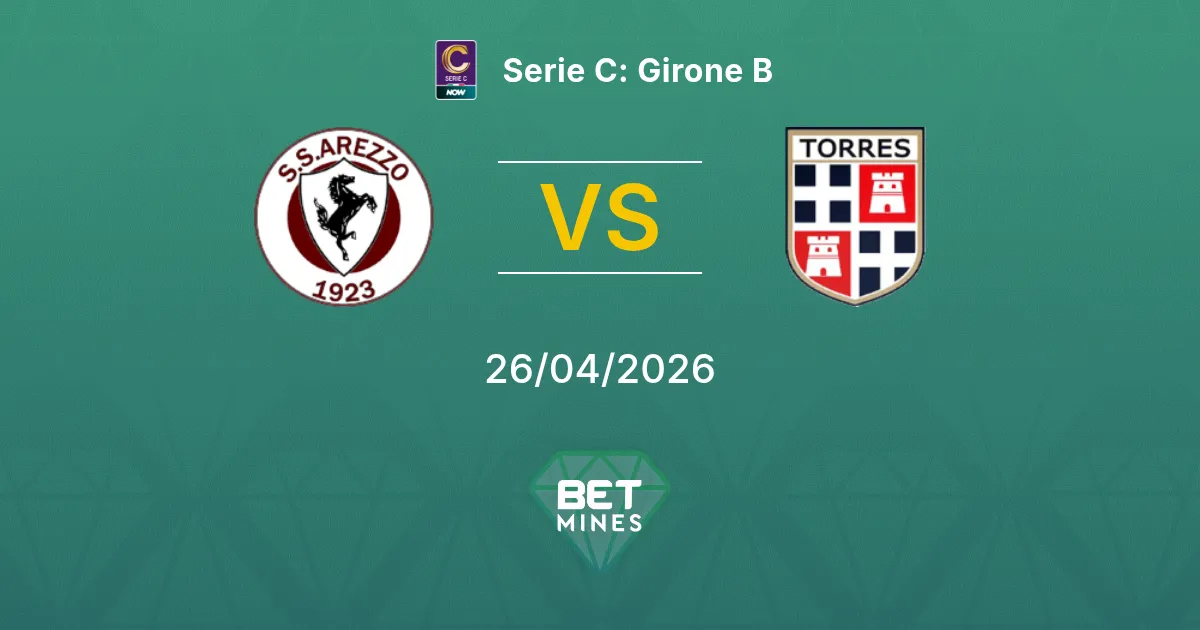 Arezzo vs Sassari Torres Pronóstico: Previa y Análisis del Partido | Serie C: Girone B 26-04-2026
