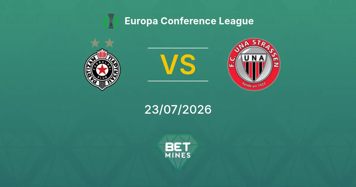 Partizan vs UNA Strassen Prediction: Match Preview and Analysis | Europa Conference League 23-07-2026