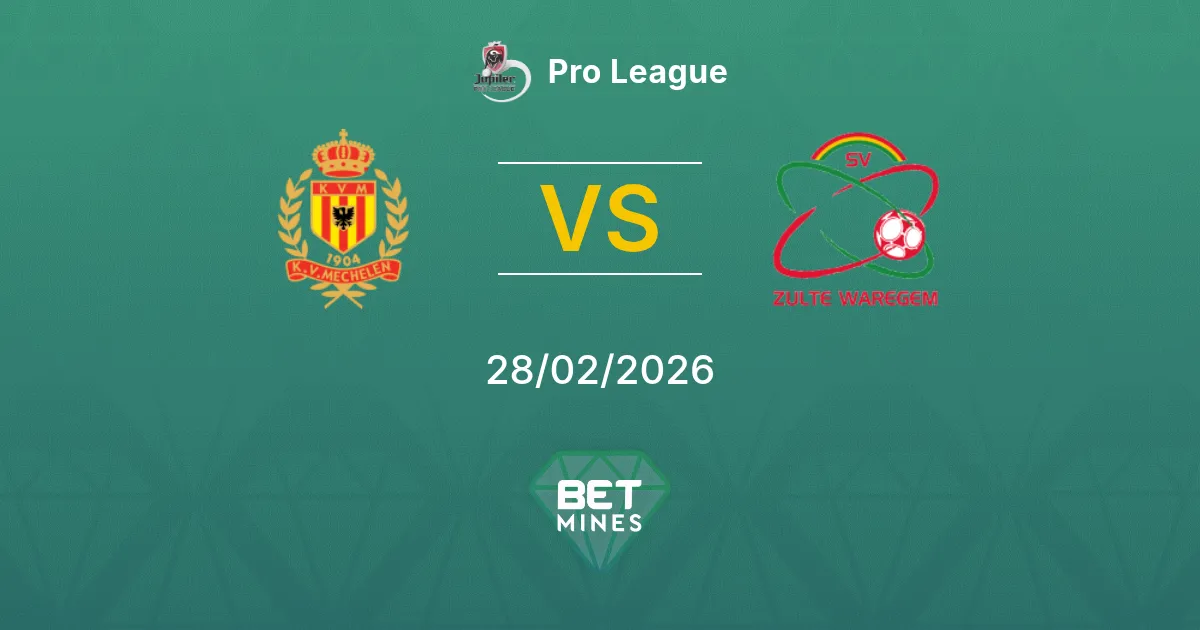 Mechelen vs Zulte-Waregem Pronostic : Aperçu et Analyse du Match | Pro League 28-02-2026