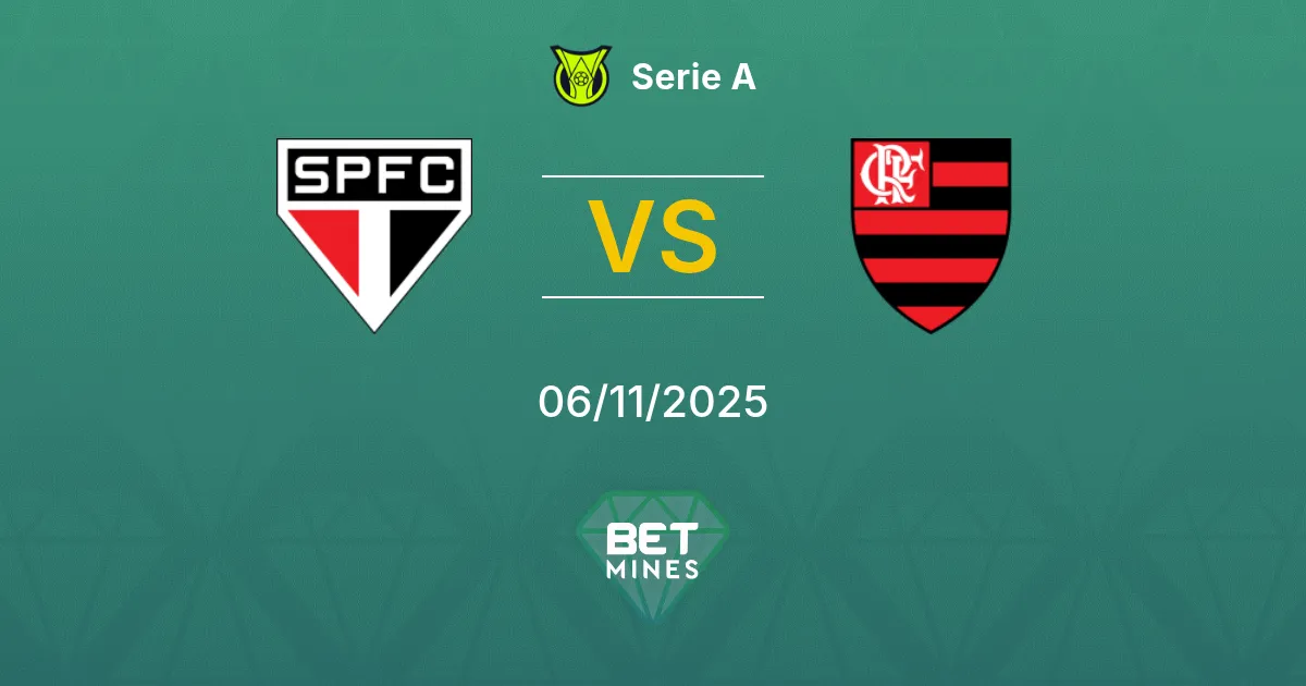 São Paulo vs Flamengo Prediction: Match Preview and Analysis | Serie A 06-11-2025