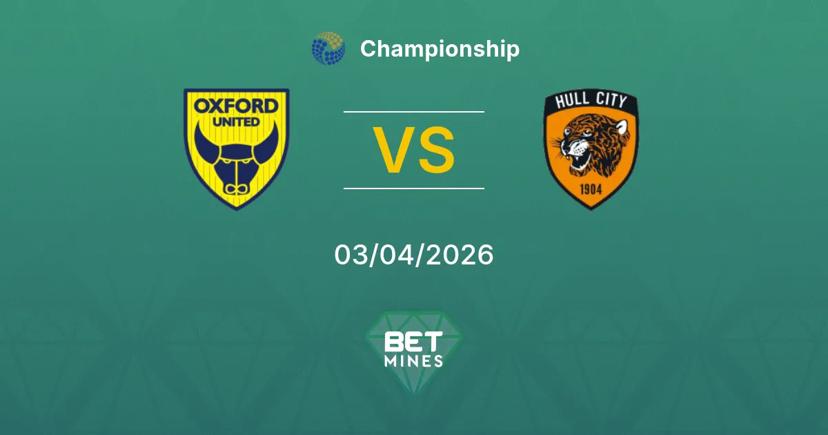 Oxford United vs Hull City Pronóstico: Previa y Análisis del Partido | Championship 03-04-2026