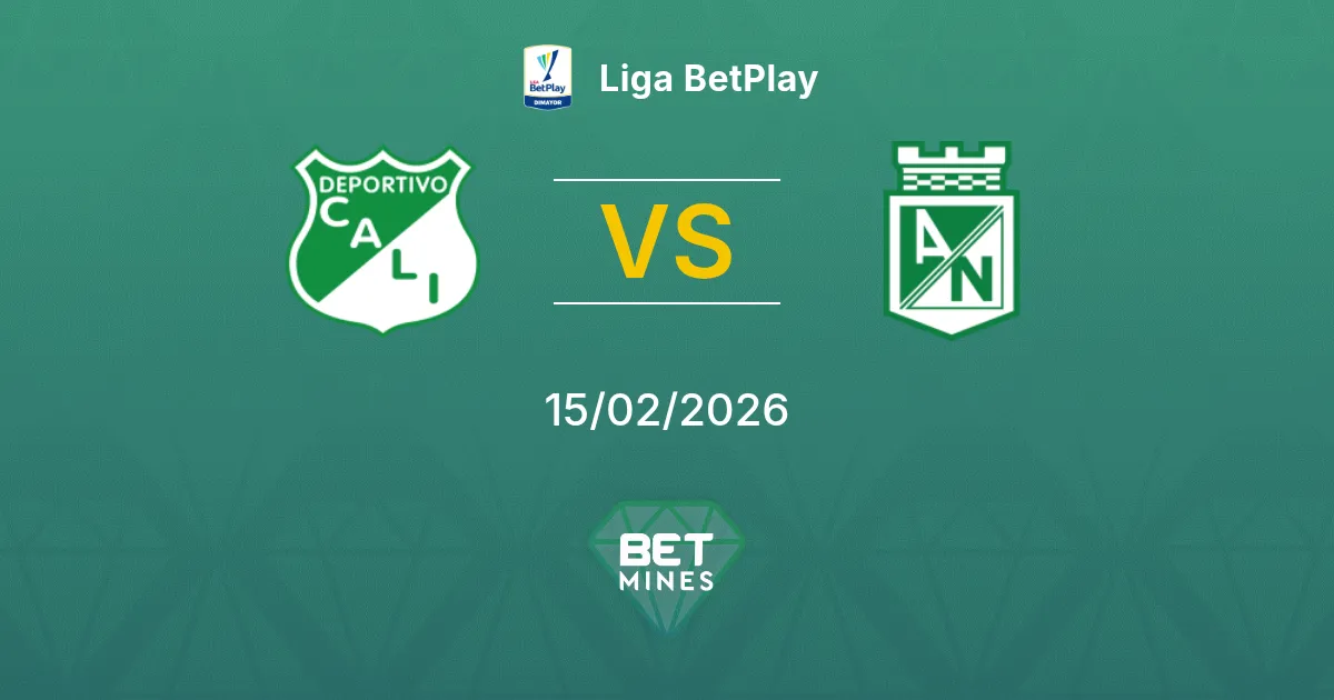 Deportivo Cali x Atlético Nacional Palpite: Prévia e Análise da Partida | Liga BetPlay 15-02-2026