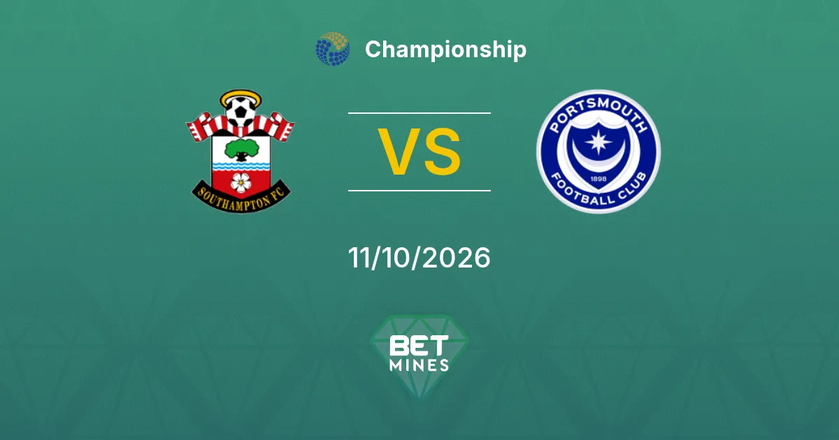 Southampton vs Portsmouth Prediction: Match Preview and Analysis | Championship 11-10-2026