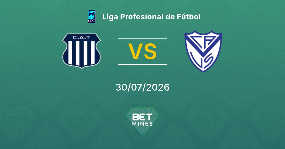 Pronóstico Talleres Córdoba vs Vélez Sarsfield: Previa y Análisis del Partido | Liga Profesional de Fútbol 30-07-2026
