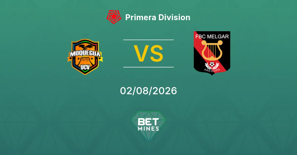 Palpite UCV Moquegua x Melgar: Prévia e Análise da Partida | Primera Division 02-08-2026