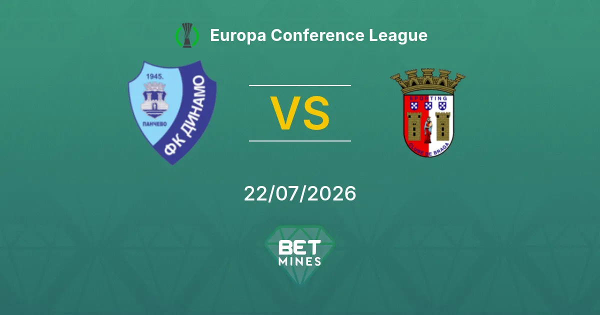 Železničar Pančevo vs Sporting Braga Pronostic : Aperçu et Analyse du Match | Europa Conference League 22-07-2026