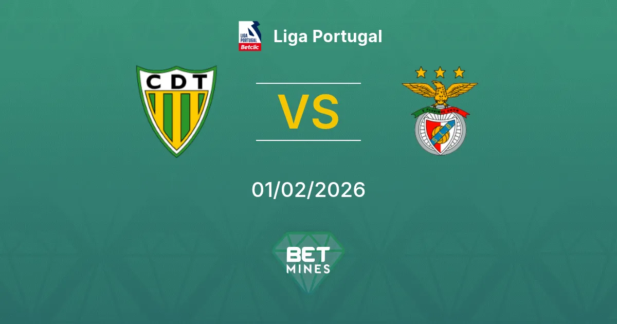 Tondela vs Benfica Prediction: Match Preview and Analysis | Liga Portugal 01-02-2026