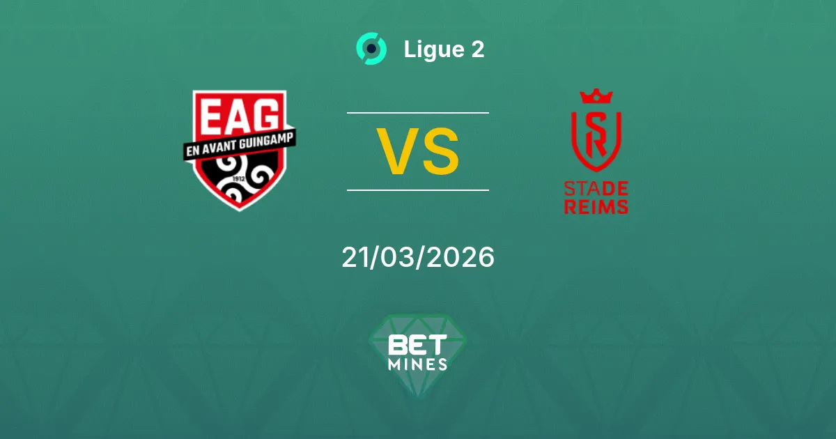 Guingamp vs Reims Pronostico: Anteprima e Analisi della Partita | Ligue 2 21-03-2026