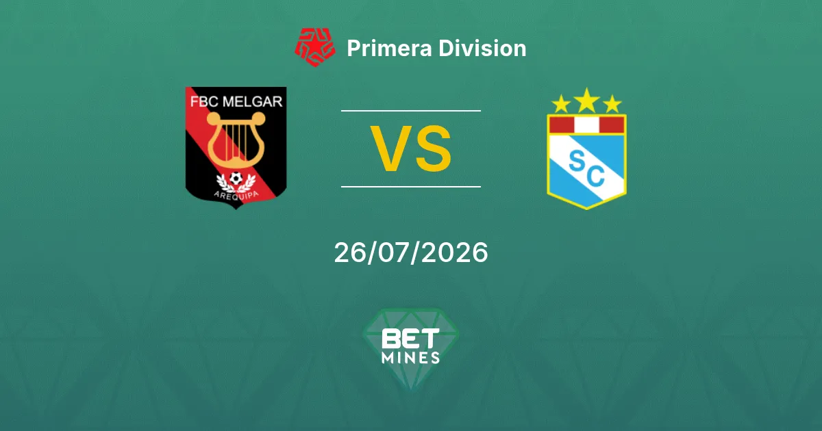 Melgar vs Sporting Cristal Pronostico: Anteprima e analisi della partita | Primera Division 26-07-2026
