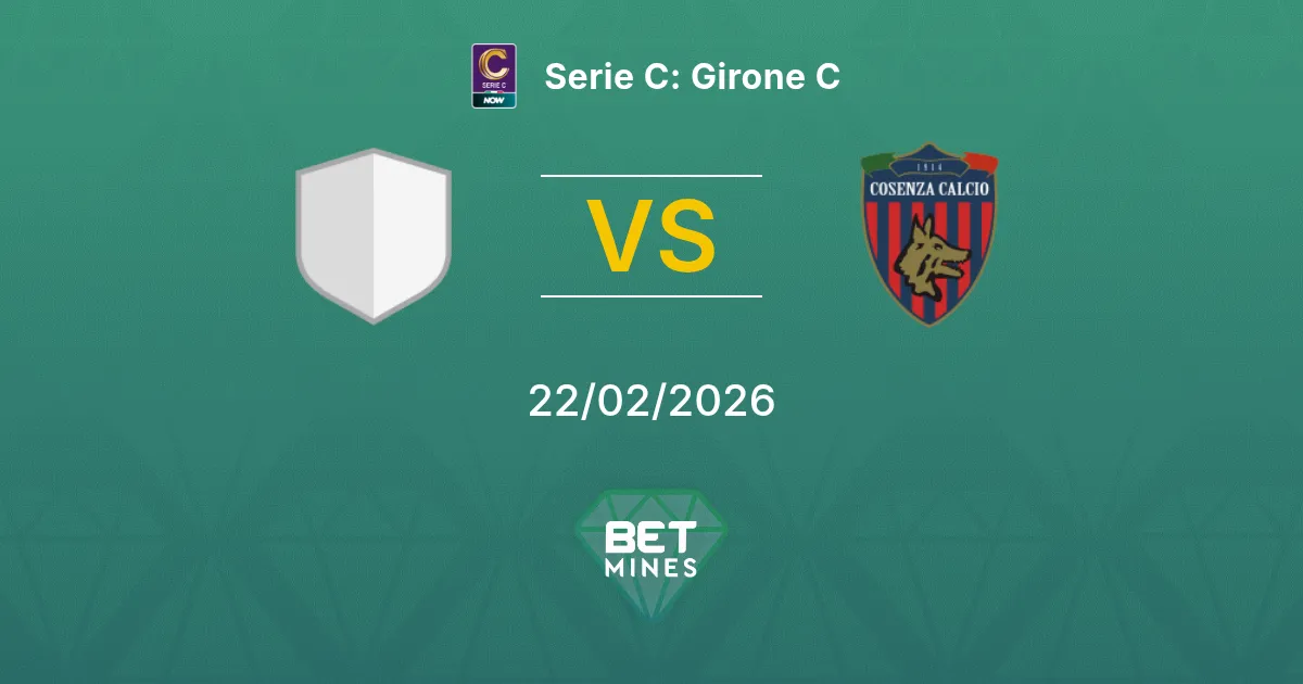 Atalanta II vs Cosenza Pronostic : Aperçu du Match et Analyse | Serie C : Groupe C 22-02-2026