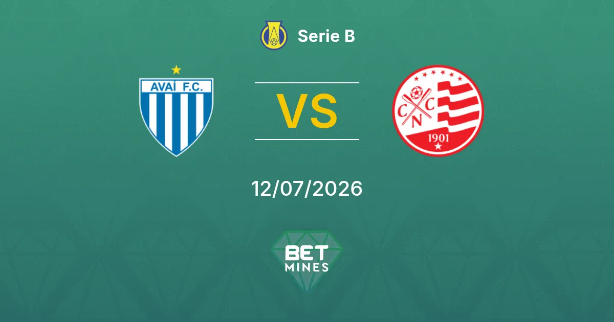 Avaí vs Náutico Pronostic : Aperçu et Analyse du Match | Série B 12-07-2026