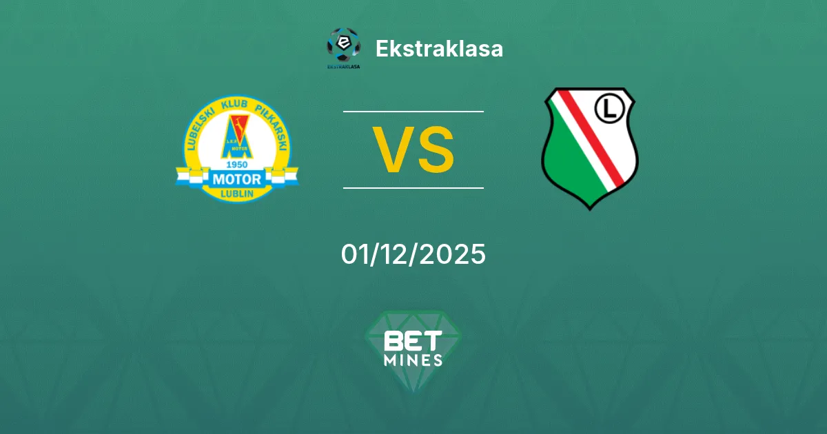 Motor Lublin vs Legia Warszawa Prediction: Match Preview and Analysis | Ekstraklasa 01-12-2025