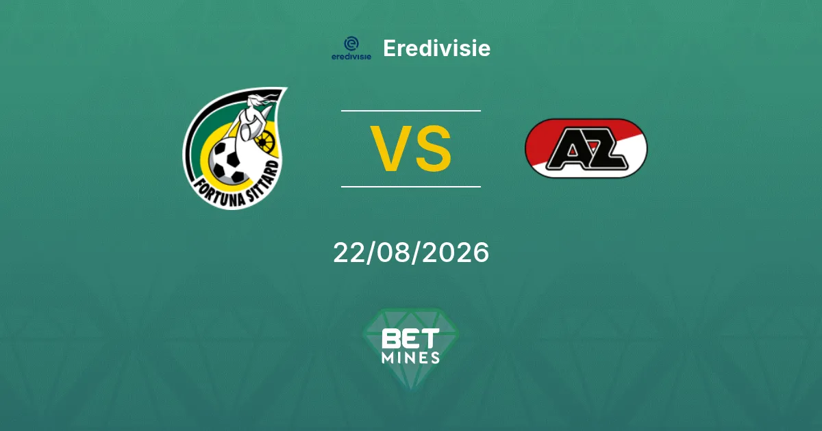Pronóstico Fortuna Sittard vs AZ: Previa y Análisis del Partido | Eredivisie 22-08-2026
