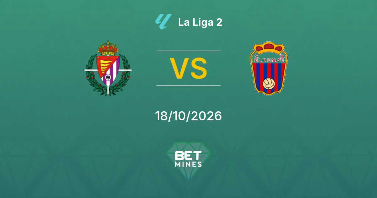 Real Valladolid x Eldense Palpite: Prévia e análise da partida | La Liga 2 18-10-2026