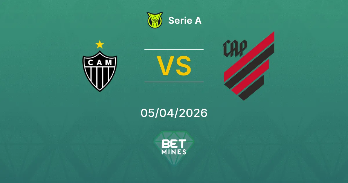 Atlético Mineiro vs Athletico PR Pronóstico: Previa y Análisis del Partido | Serie A 05-04-2026