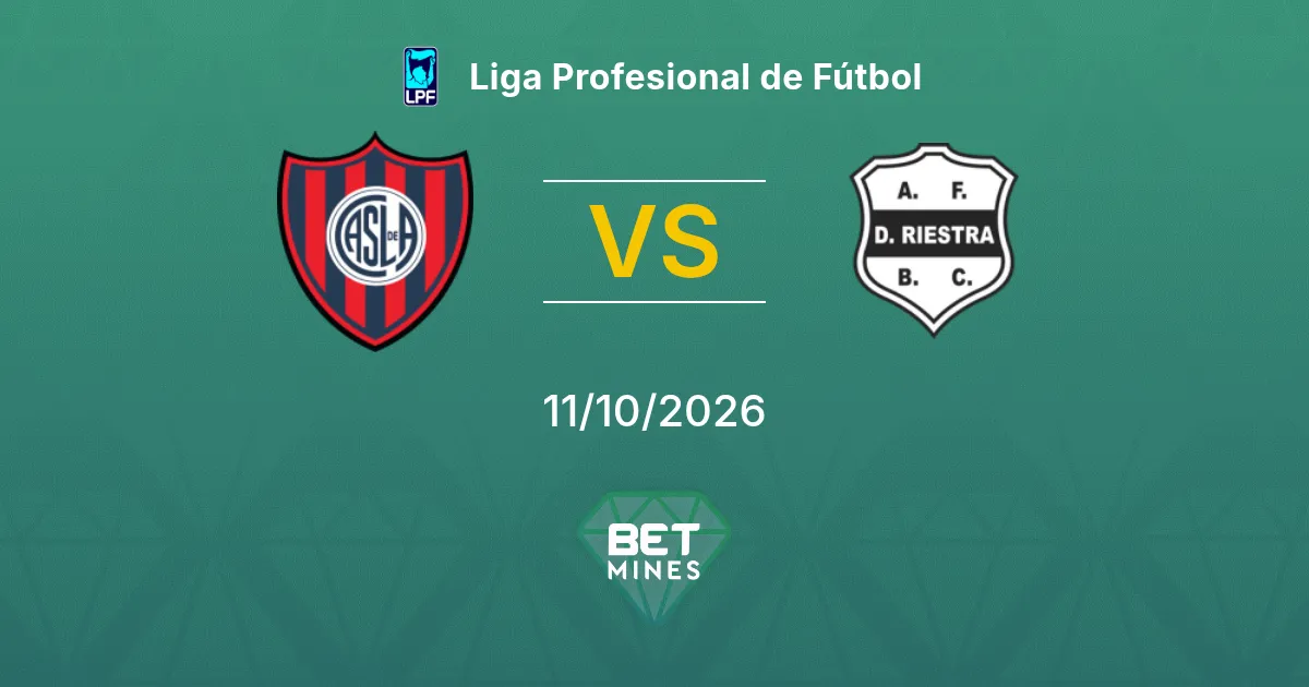 San Lorenzo vs Deportivo Riestra Pronostico: anteprima e analisi della partita | Liga Profesional de Fútbol 11-10-2026