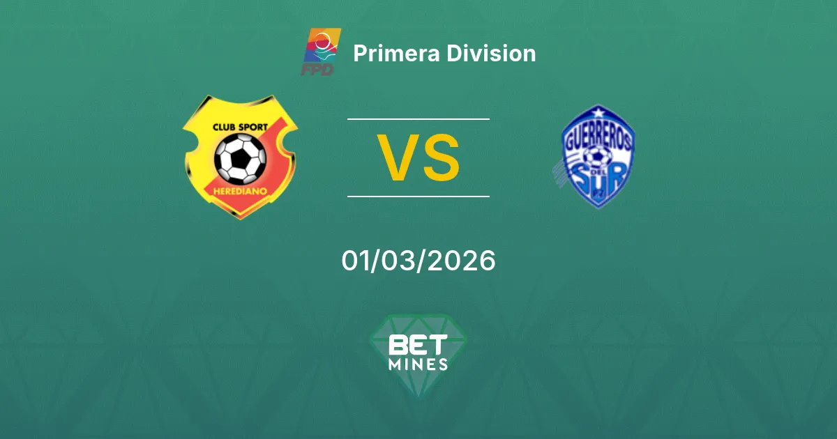 Herediano vs Pérez Zeledón Pronostic : Analyse et Aperçu du Match | Primera Division 01-03-2026