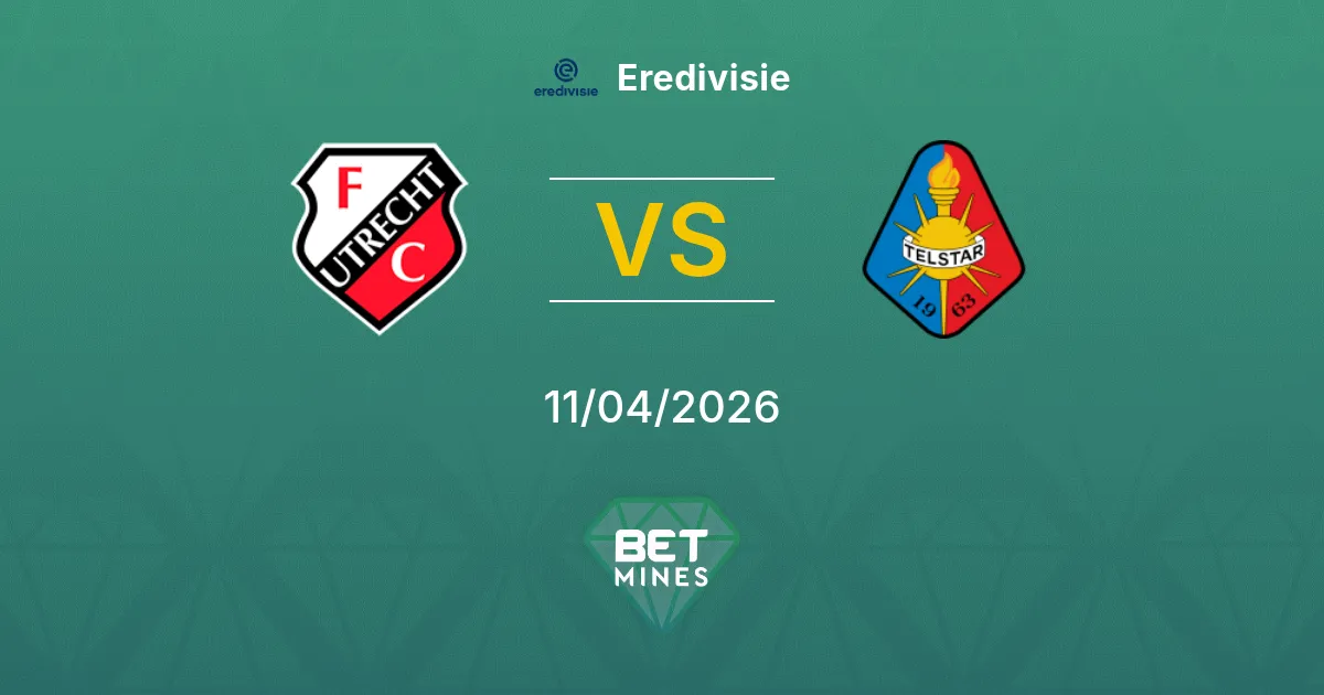 FC Utrecht vs Telstar Pronóstico: Previa y Análisis del Partido | Eredivisie 11-04-2026