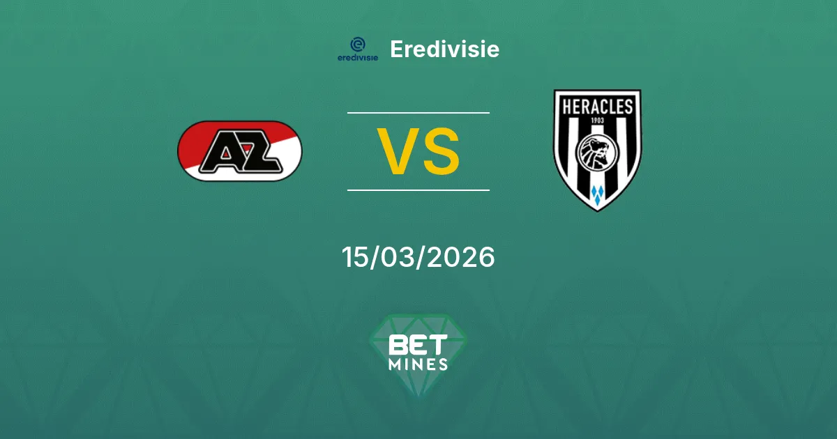 AZ vs Heracles Almelo Prediction: Match Preview and Analysis | Eredivisie 15-03-2026