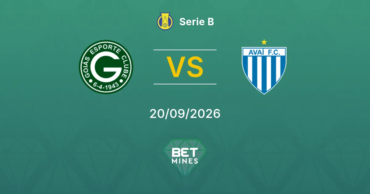 Goiás vs Avaí Prediction: Match Preview and Analysis | Serie B 20-09-2026
