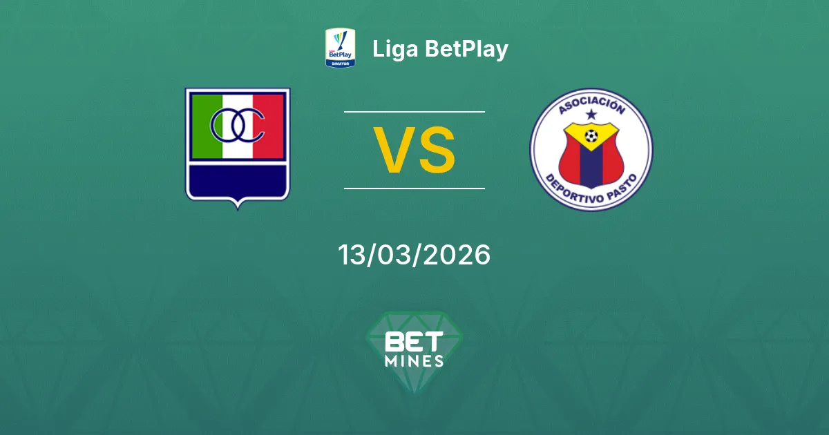 Once Caldas vs Deportivo Pasto Prediction: Match Preview and Analysis | Liga BetPlay 13-03-2026