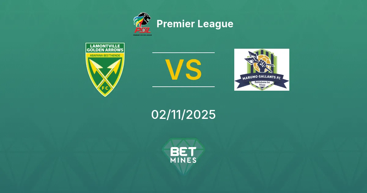 Golden Arrows vs Marumo Gallants FC Prediction: Match Preview and Analysis | Premier League 02-11-2025