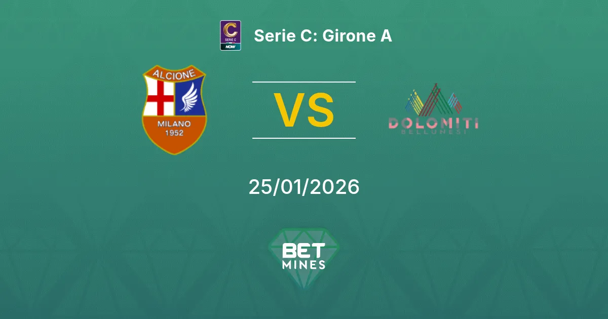 Alcione vs Dolomiti Bellunesi Prediction: Match Preview and Analysis | Serie C: Girone A 25-01-2026