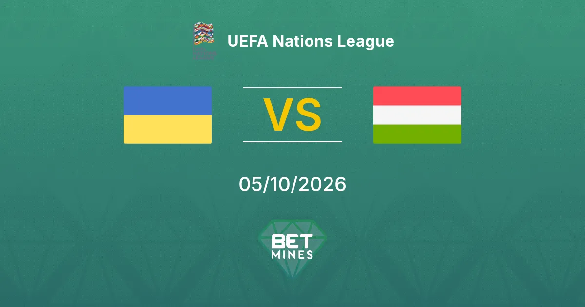 Ucrania vs Hungría Pronóstico: previa y análisis del partido | UEFA Nations League 05-10-2026