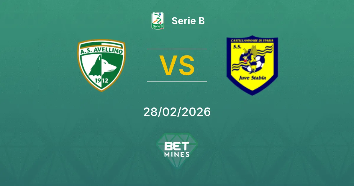 Avellino vs Juve Stabia Pronostic : Aperçu et Analyse du Match | Serie B 28-02-2026