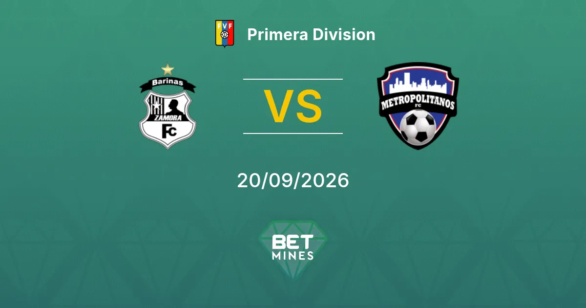 Zamora Fútbol Club vs Metropolitanos Pronostico: Anteprima e Analisi della Partita | Primera Division 20-09-2026